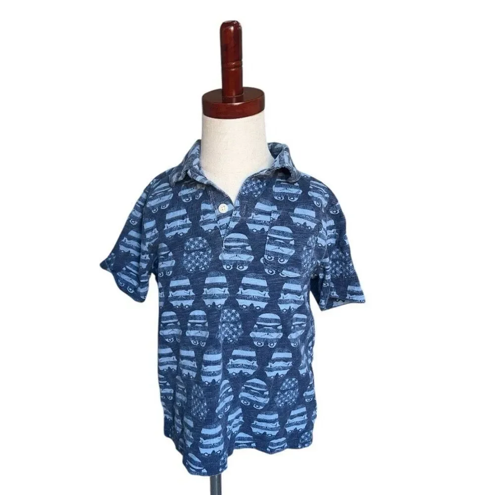 Youth Boys Gap x Star Wars Storm Trooper Cotton Pocket Polo Shirt - Sz S